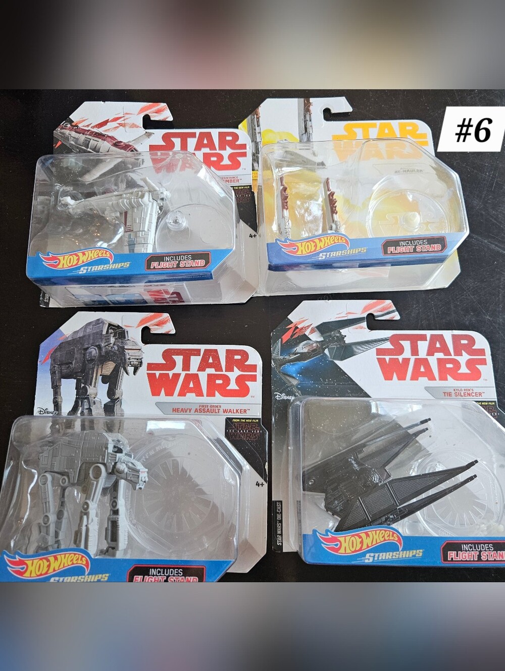 Star Wars Hot Wheels Starships Collectible - Black and Gray
